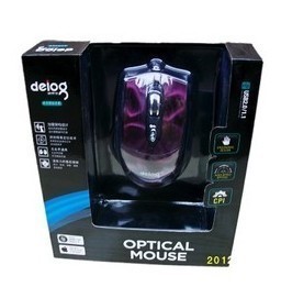 【電腦筆記本周邊用產品批發 正品德意龍 A5變速光電游戲加重鼠標】價格,廠家,圖片,鼠標,廣州紫戰電子科技-